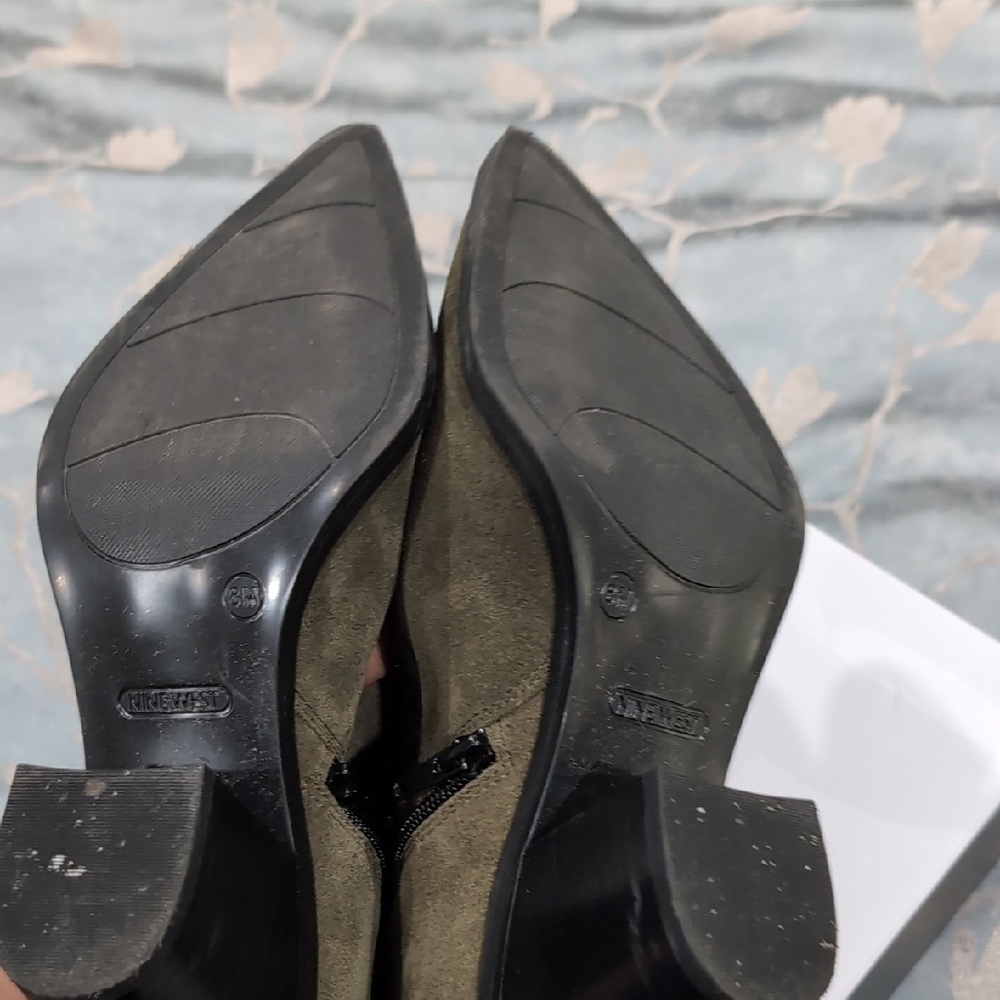 Nine West Khaki Ankle Booties - Picture 5 of 5